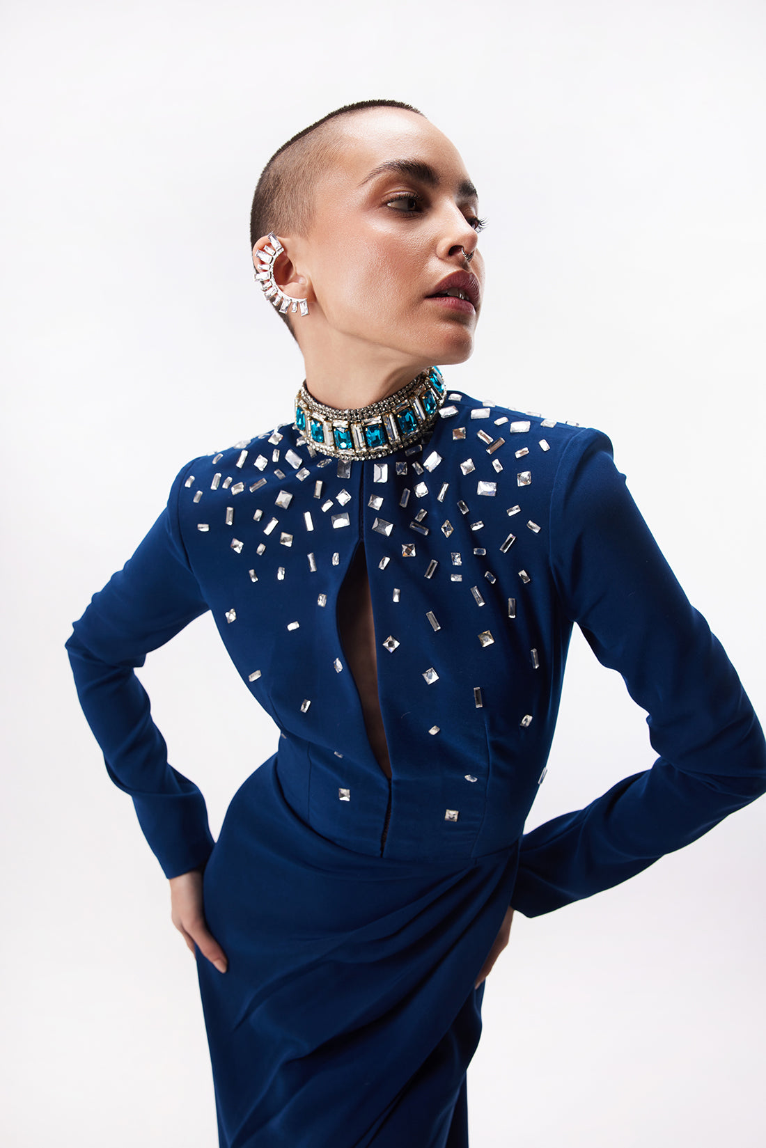TEAL ÉCLAT GOWN