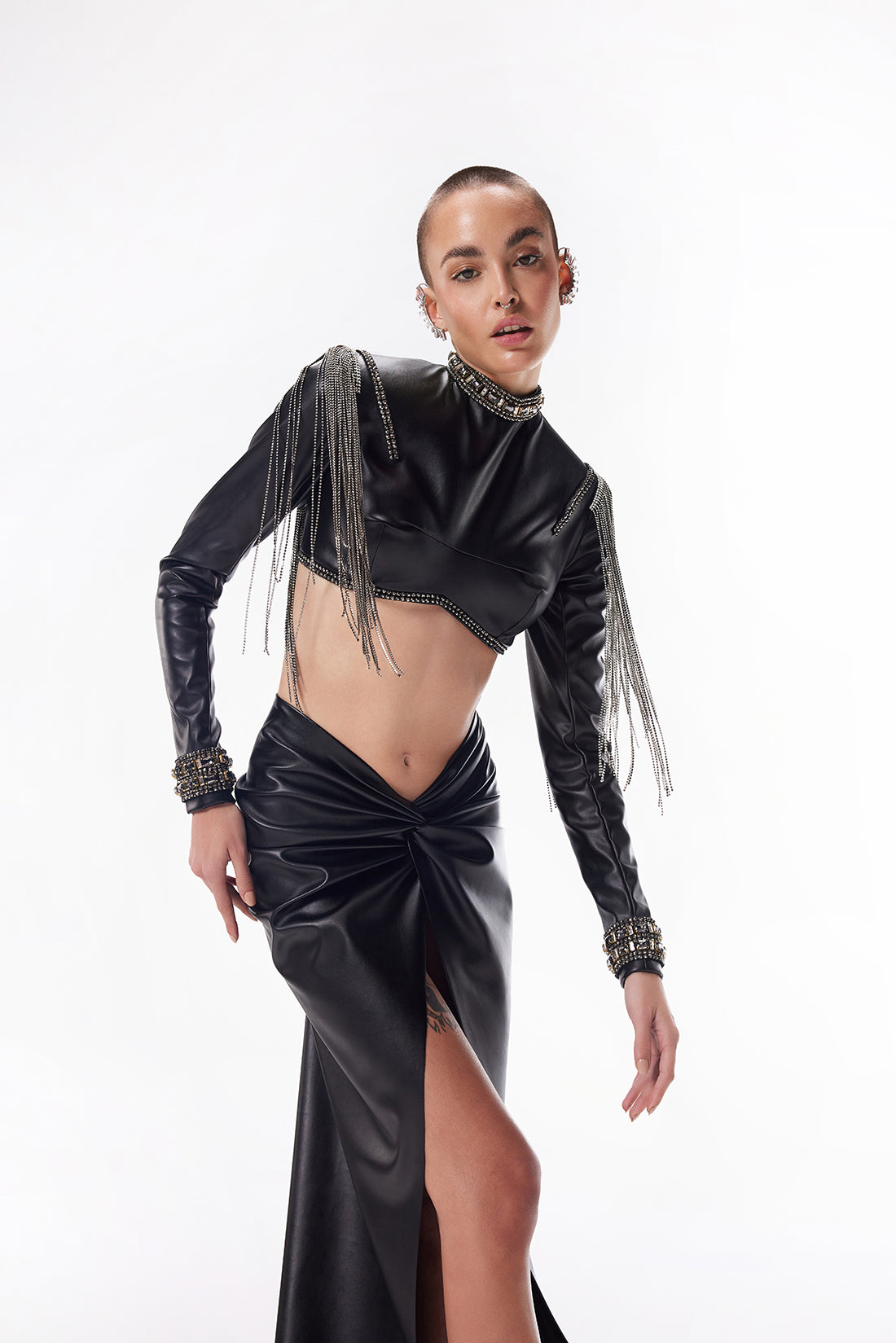 NOIR FRINGE CO-ORD