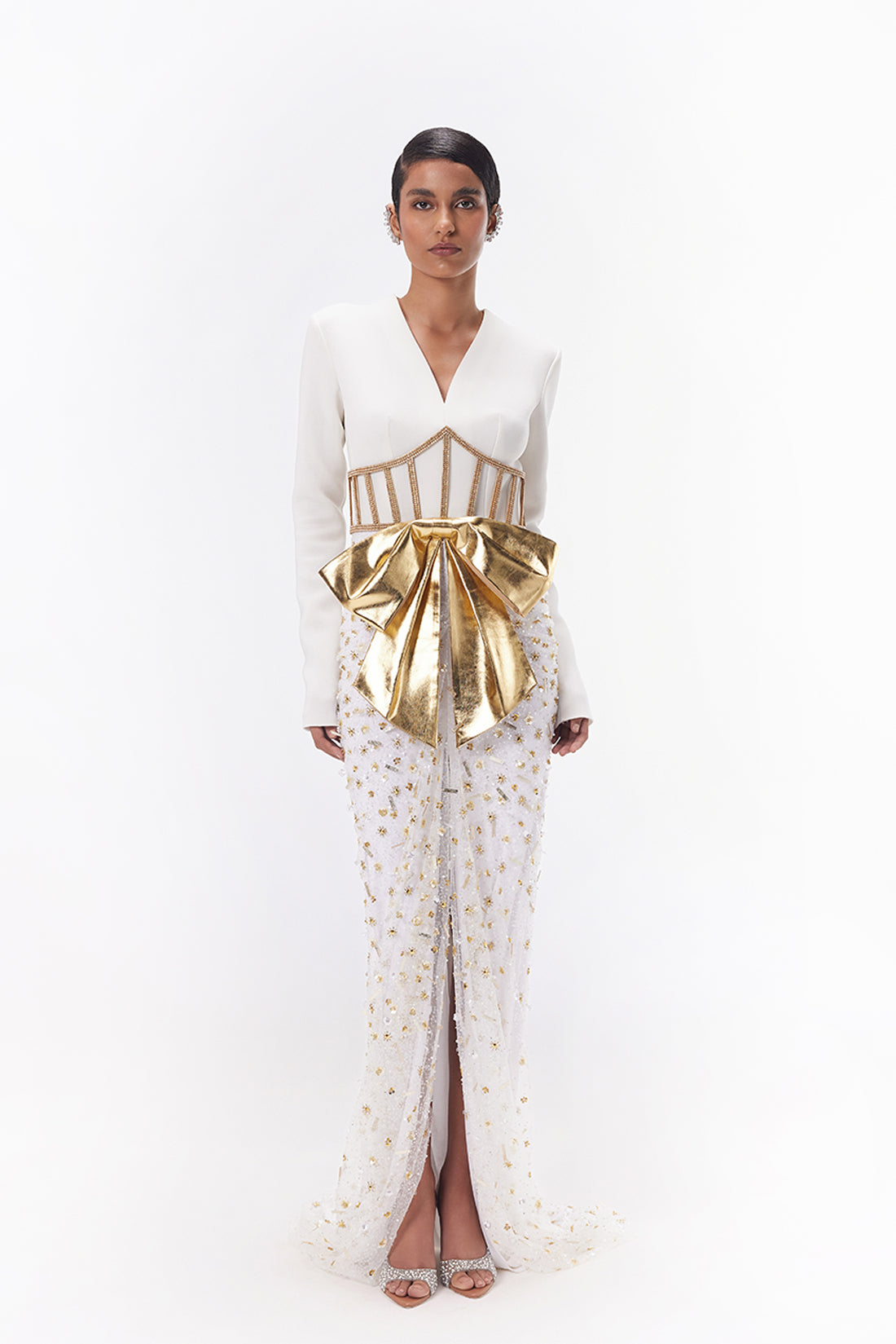 IVORY GOLD GOWN
