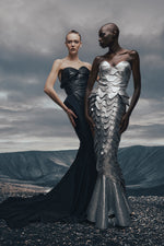 SILVER ARMOR GOWN